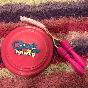 A jump rope and frippery